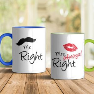 چاپ ماگ MR & MRS