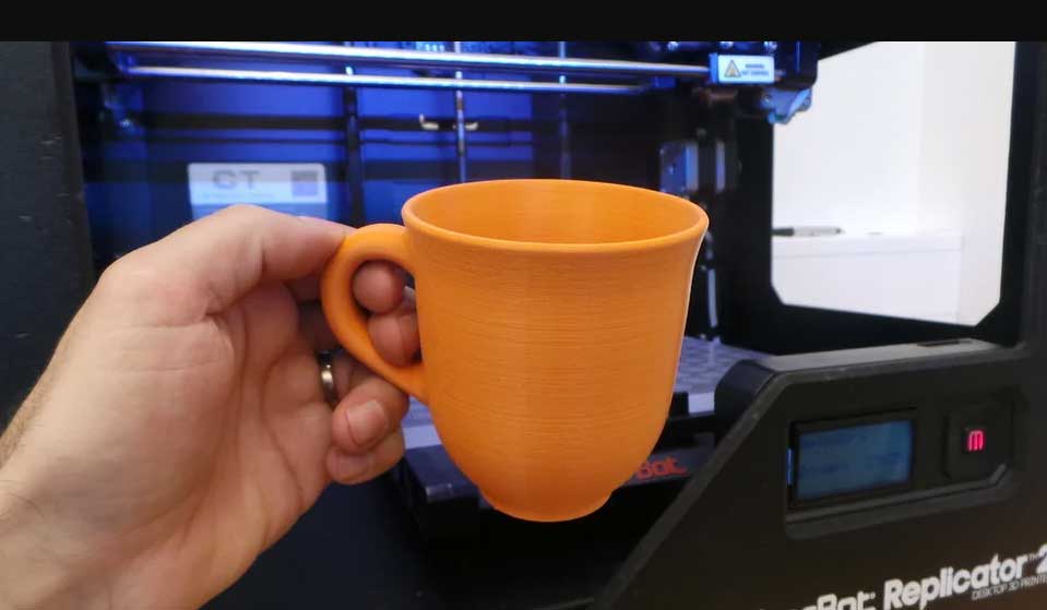 لیوان قهوه با چاپ سه بعدی